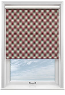 Ted Baker Palm Geo, Crimson - Roller Blind